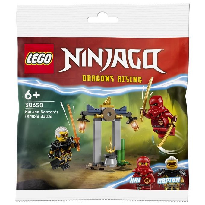 LEGO NINJAGO 30650 Battaglia nel tempio di Kai e Rapton