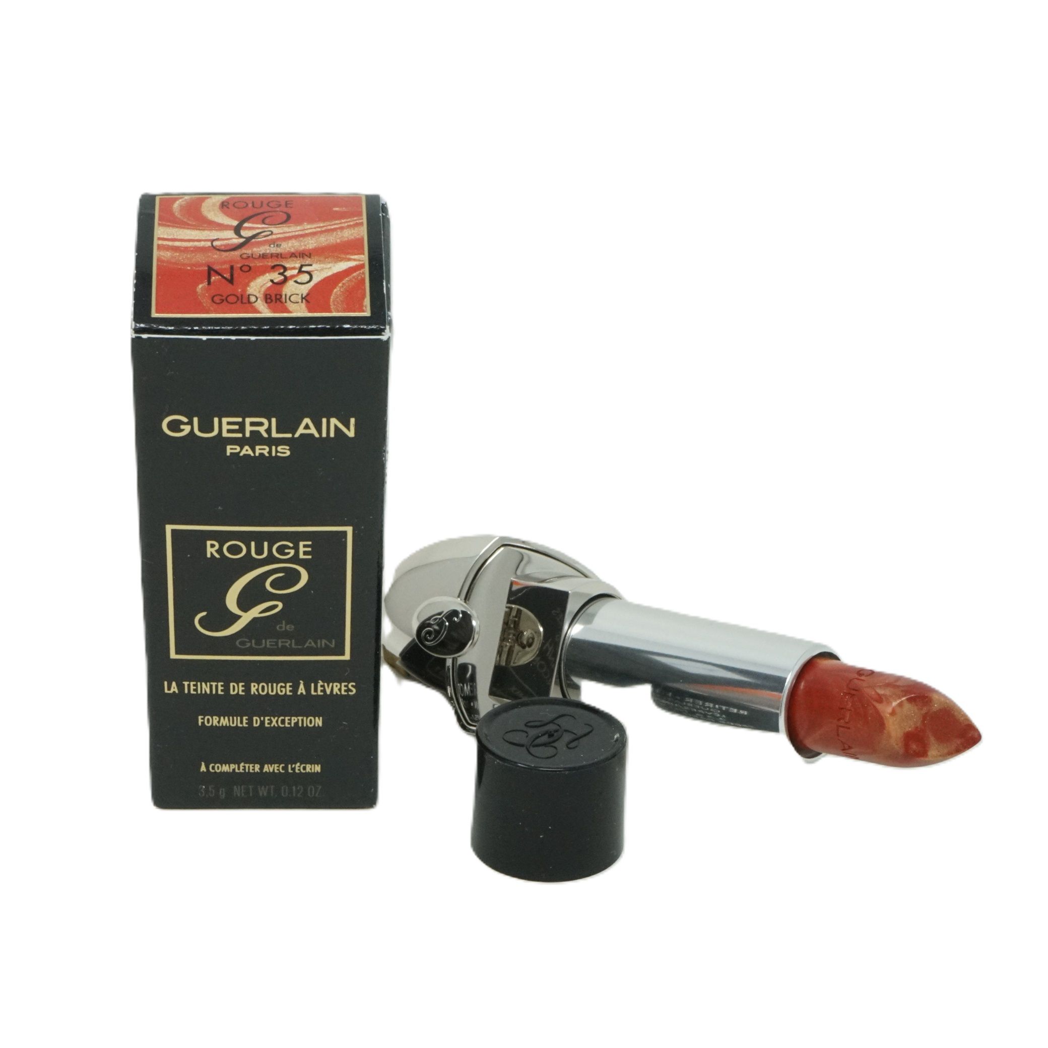 Guerlain Rouge G The Lipstick Shade Exceptional Formula No 35 Gold Brick