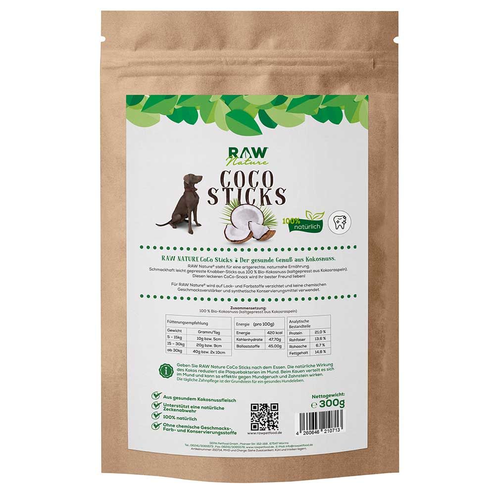 RAW Nature Kokos-Sticks Hundesnack