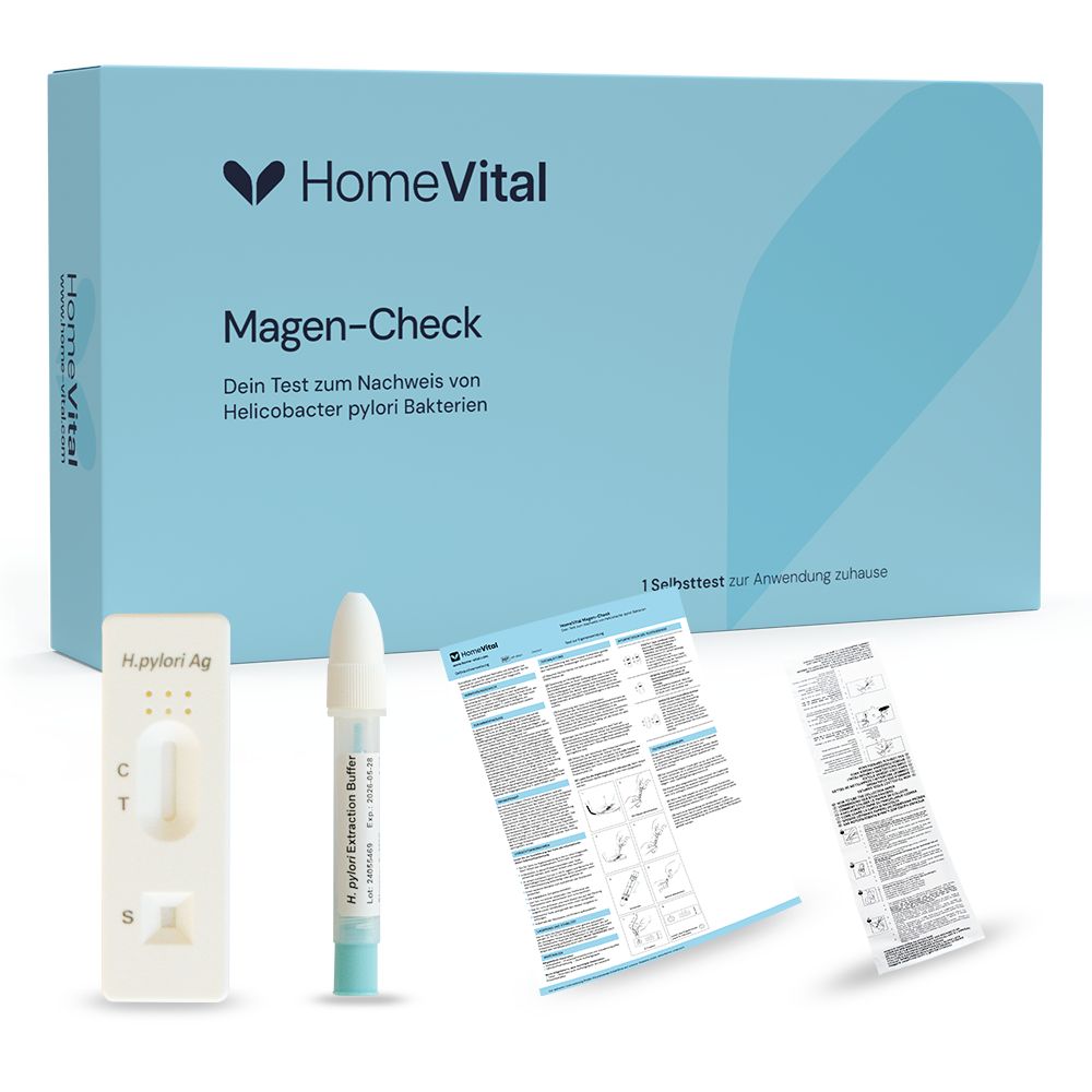 Homevital Magen-Check Selbsttest Stuhl 1 St Test