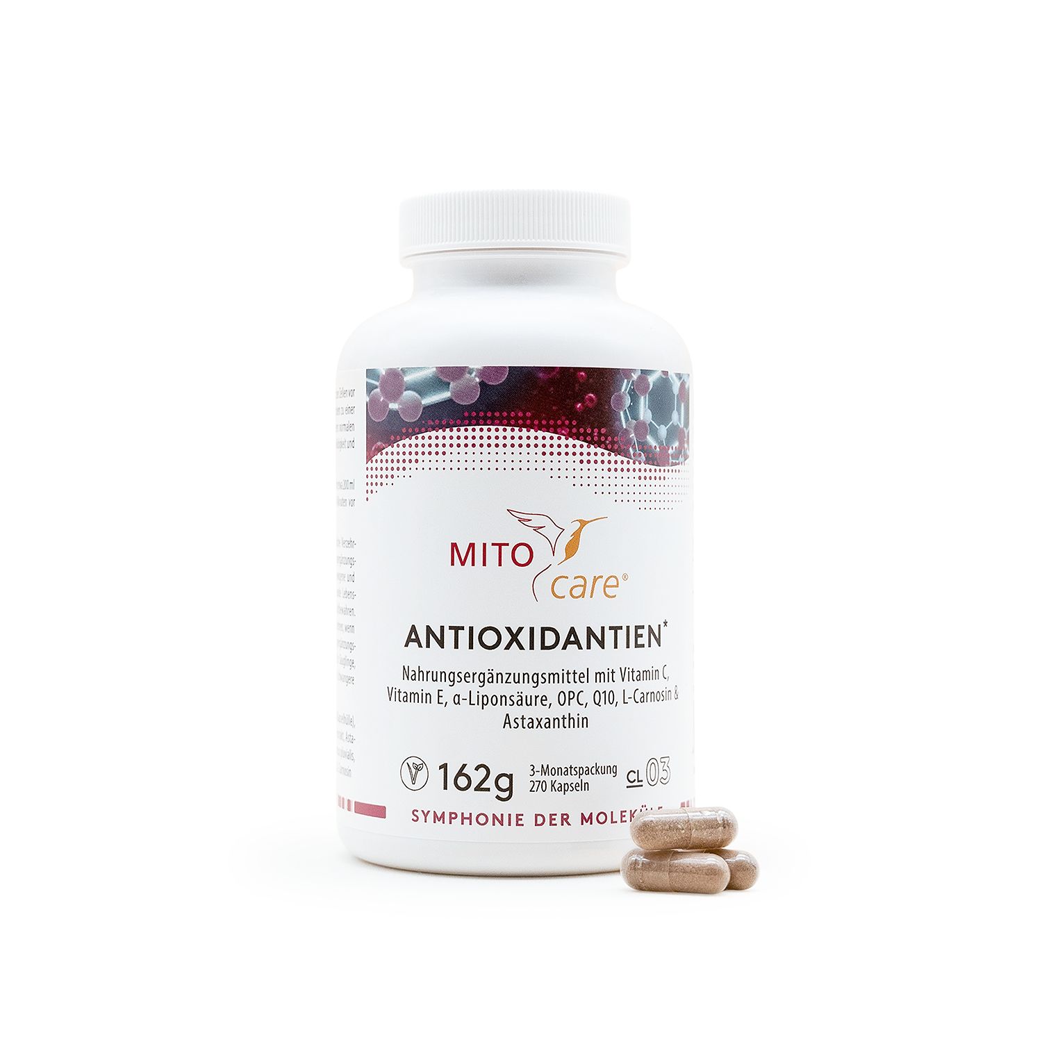 Antioxidantien MITOcare Kapseln 270 St