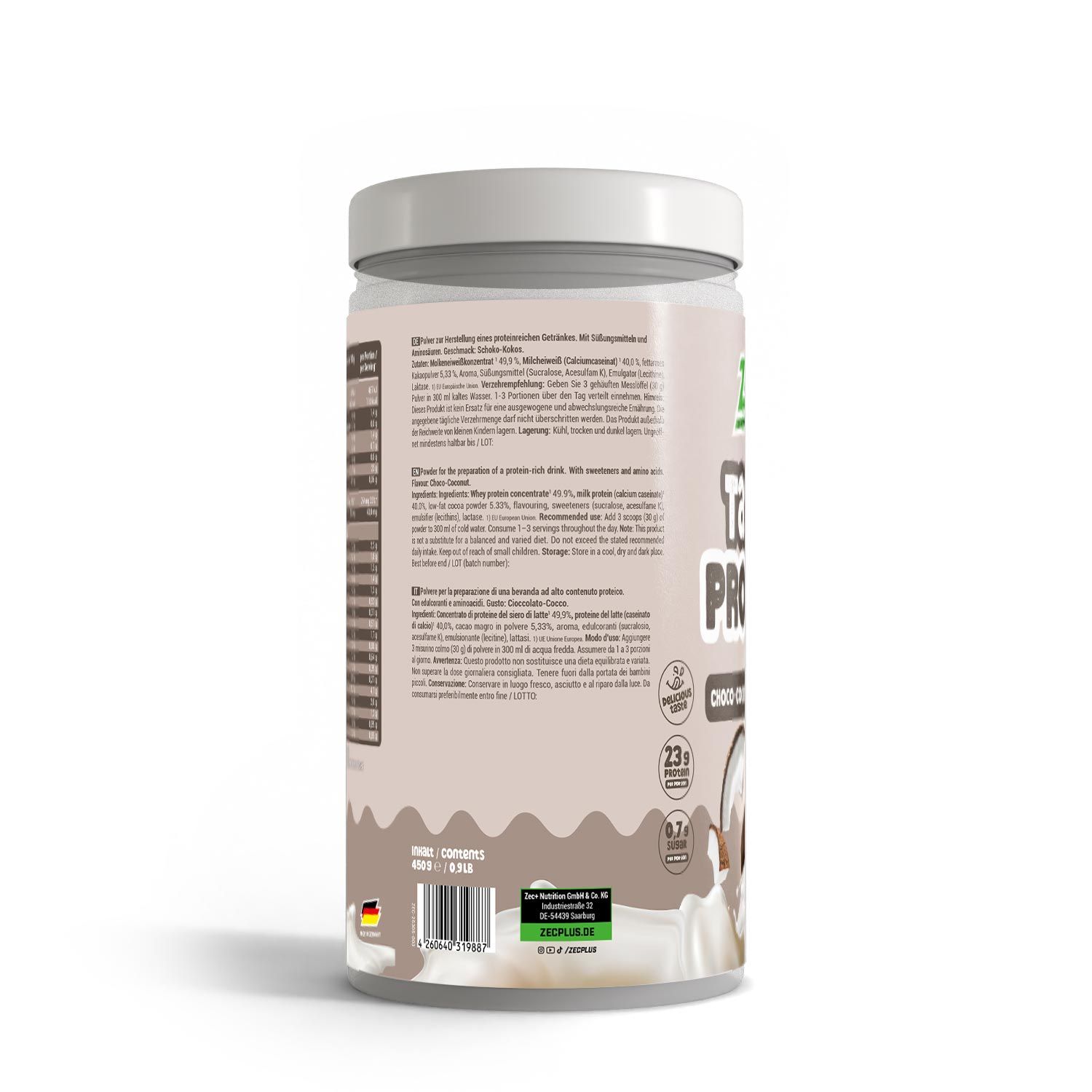 ZEC+ TASTY PROTEIN Chocolate Coconut