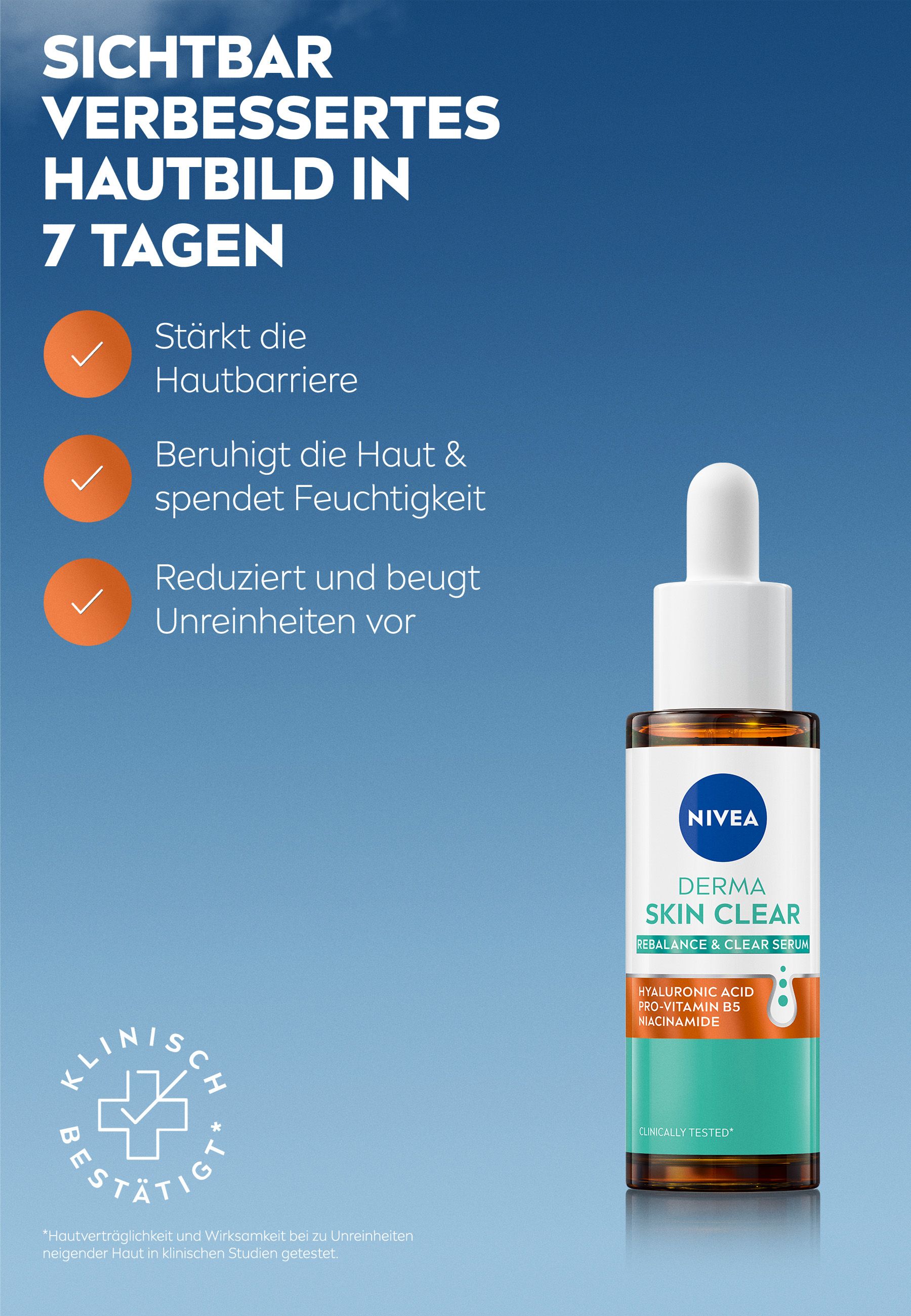 NIVEA Derma Skin Clear Day & Night Routine Set 5-teilig