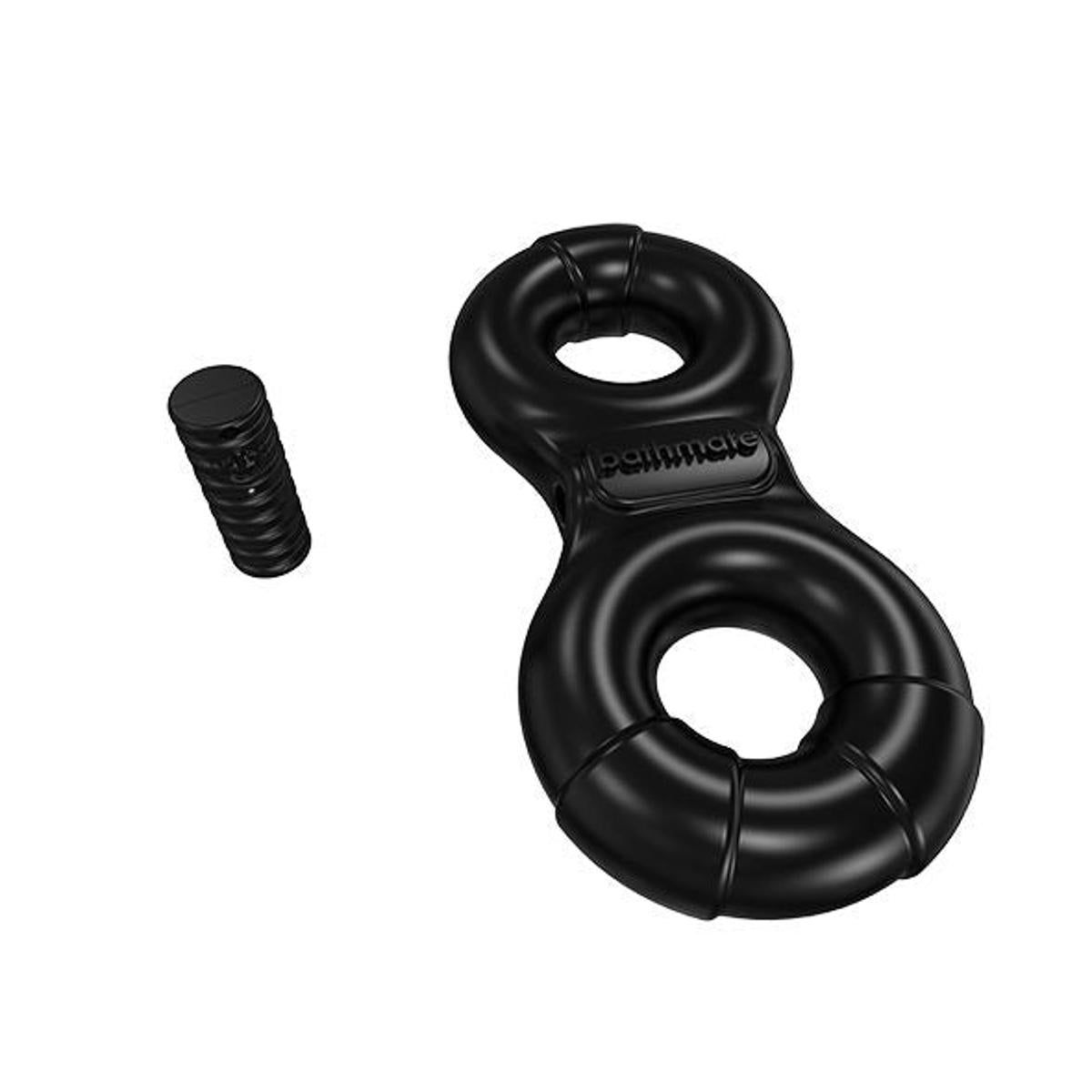 Penisring "Acht" mit Vibration und Hodenring | Leistungsstark | Bathmate