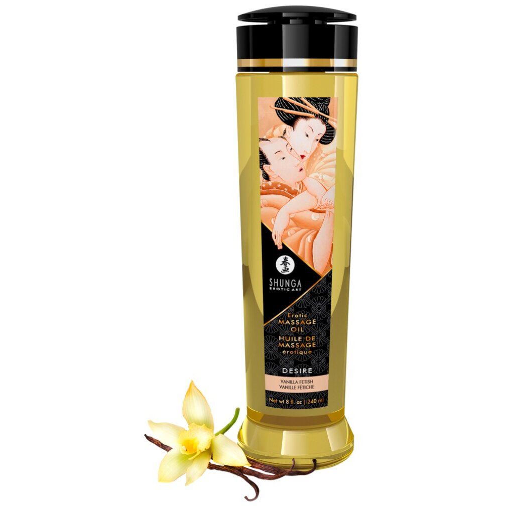 SHUNGA Olio per massaggi Desire (Vanilla Fetish) 240ml