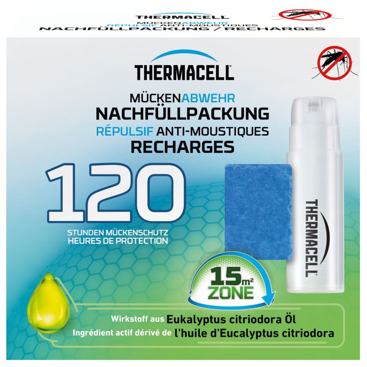 Thermacell Mückenabwehr Nachfüllpackung 120 Stunden 1 St Ampullen