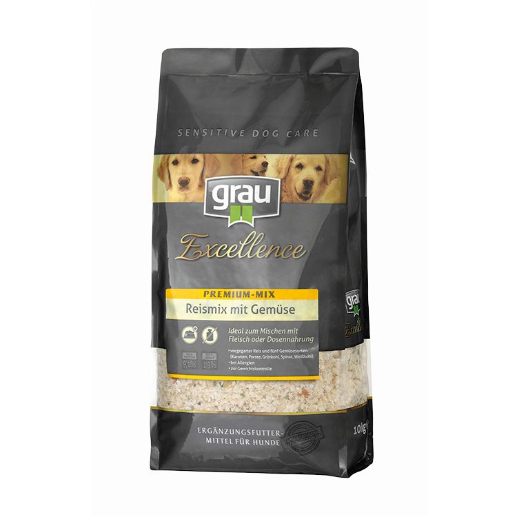 Grau Hund - Rice Mix with Vegetables 5 kg Flocken