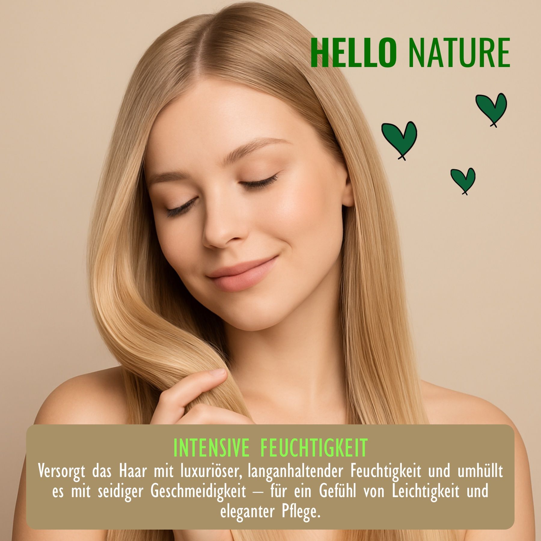 Hello Nature Haarspülung mit Hanföl für Haarpflege
