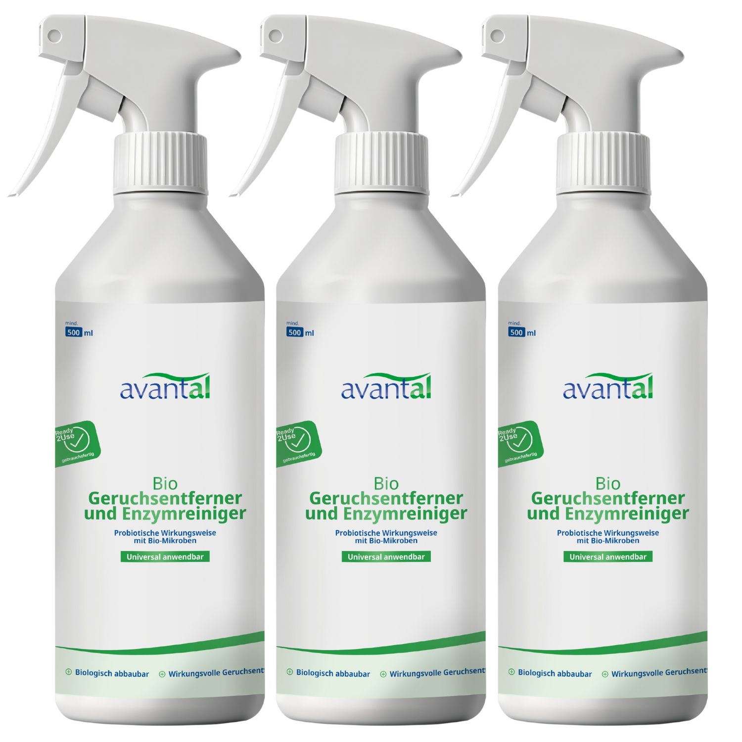 avantal® Geruchsneutralisierer & Enzymreiniger Sprühflasche