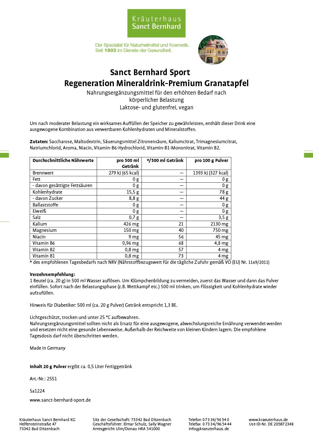 Sanct Bernhard Sport Best-of-Box
