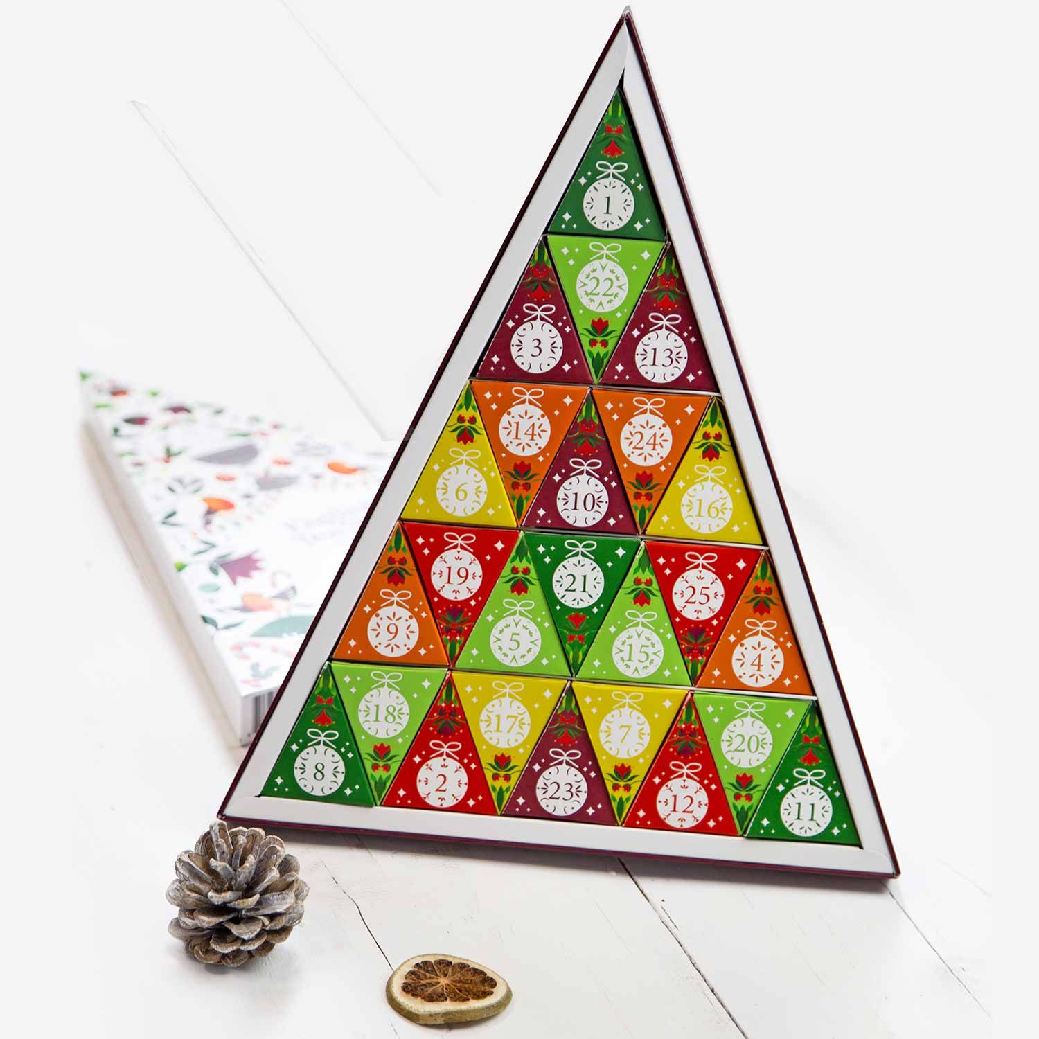 ETS - Tee Adventskalender Mosaik weiß bio