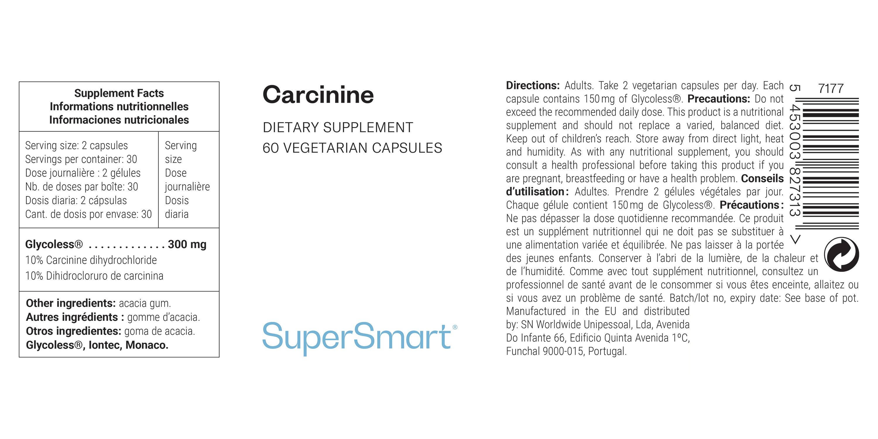 SuperSmart - Carcinine 60 St