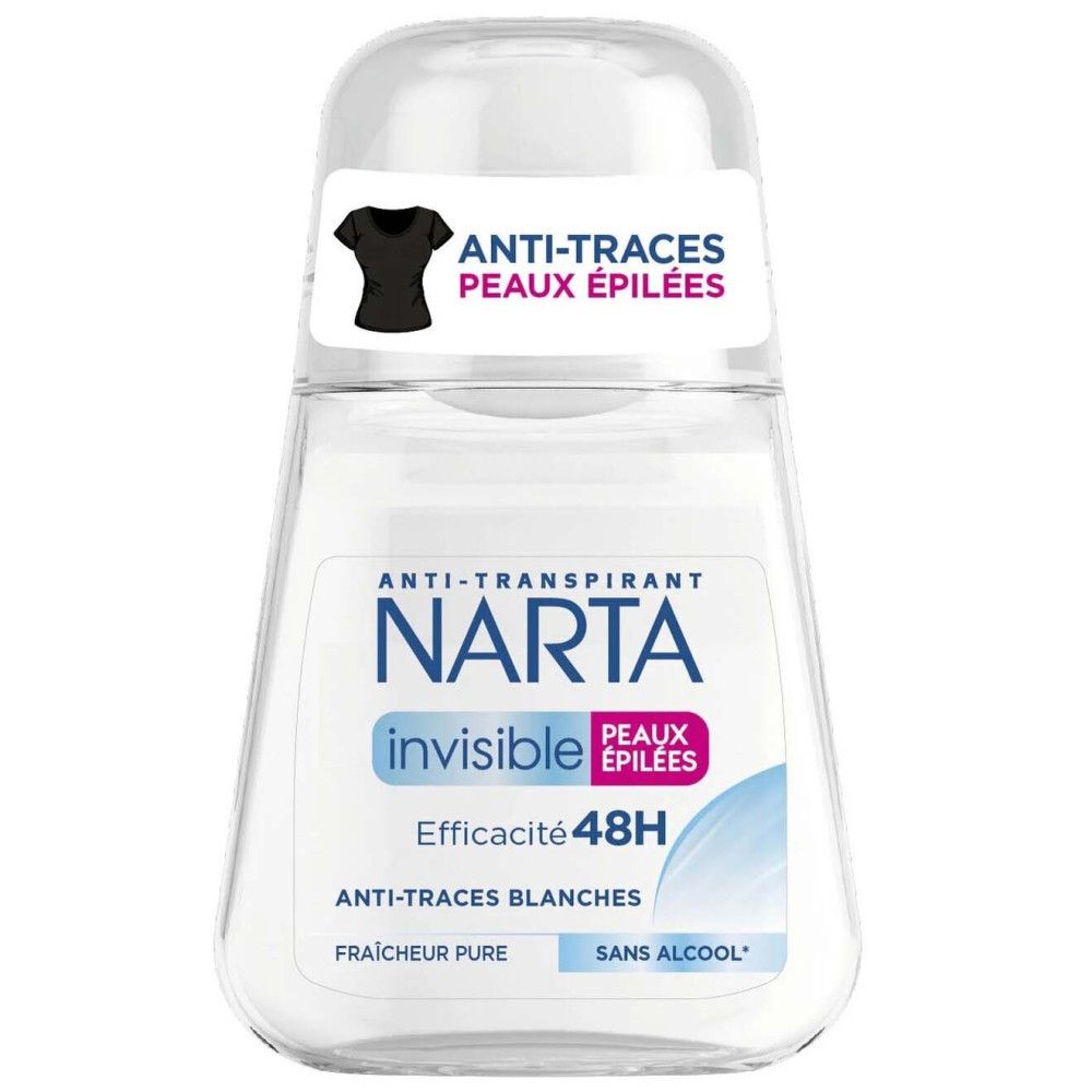 Narta - 48h Unsichtbares Deodorant - Rasierte Haut