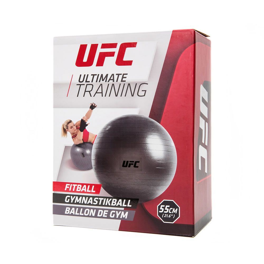 UFC Fitball Gymnastikball 55cm Silber 1 St