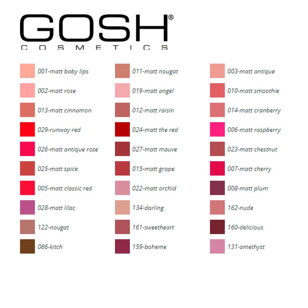 Gosh Velvet Touch Lipstick 013 Matt Cinnamon