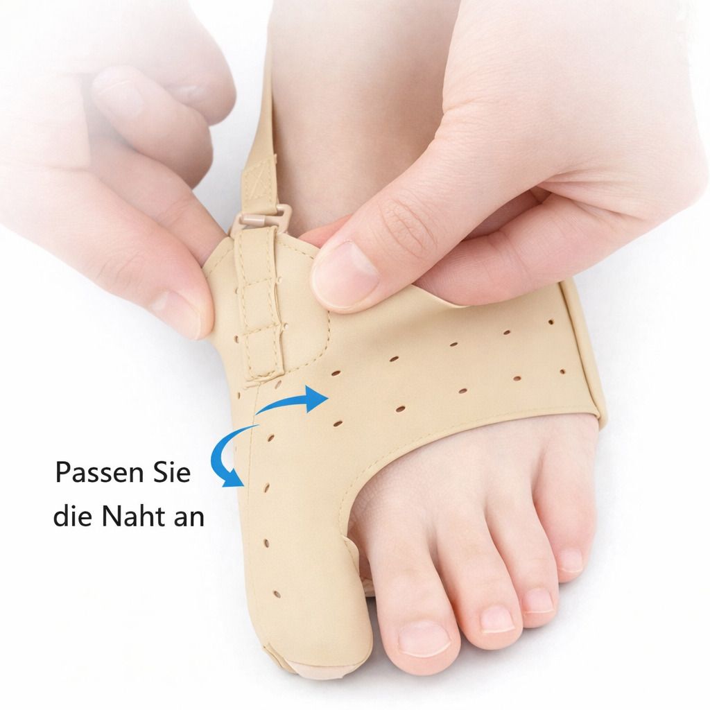 Hallux Bandage , weich & atmungsaktiv, Komfort Bandage für Ballenzehen