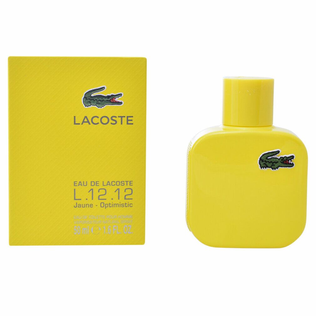 Lacoste  L. 12.12 Jaune Optimistic homme Eau de Toilette 50ml