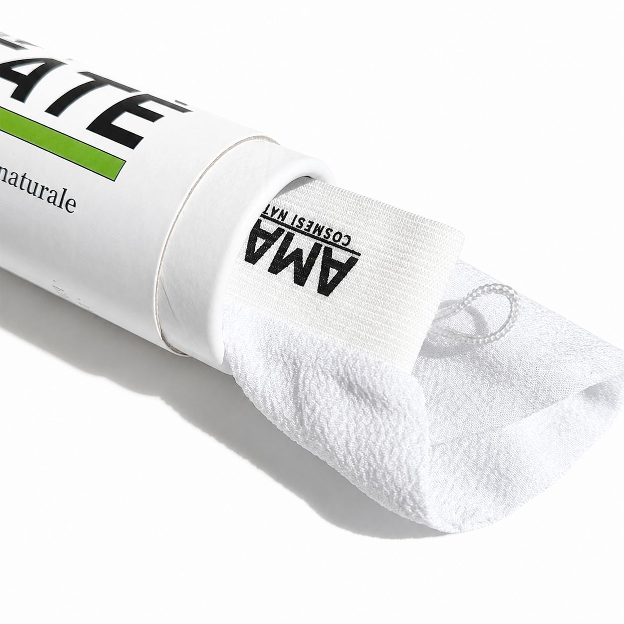 Amatè Guanto Esfoliante Kessa - Bianco