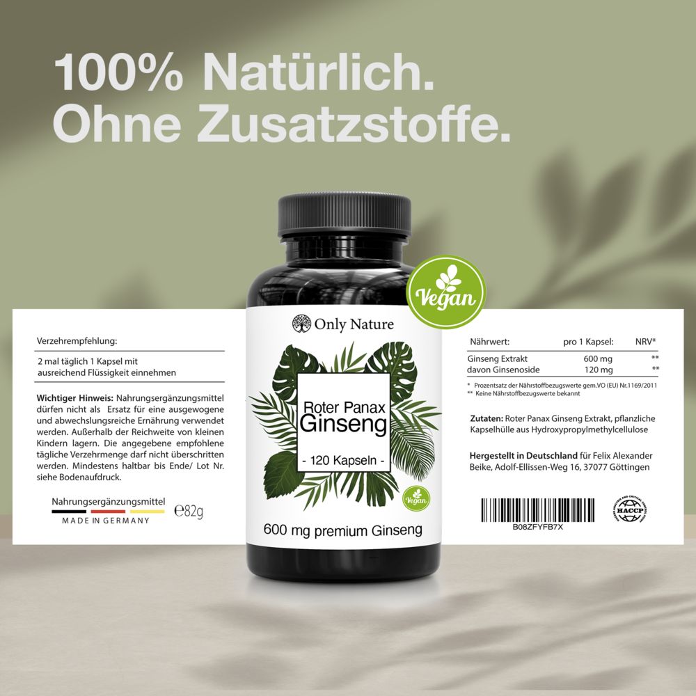 Only Nature Ginseng  Kapseln