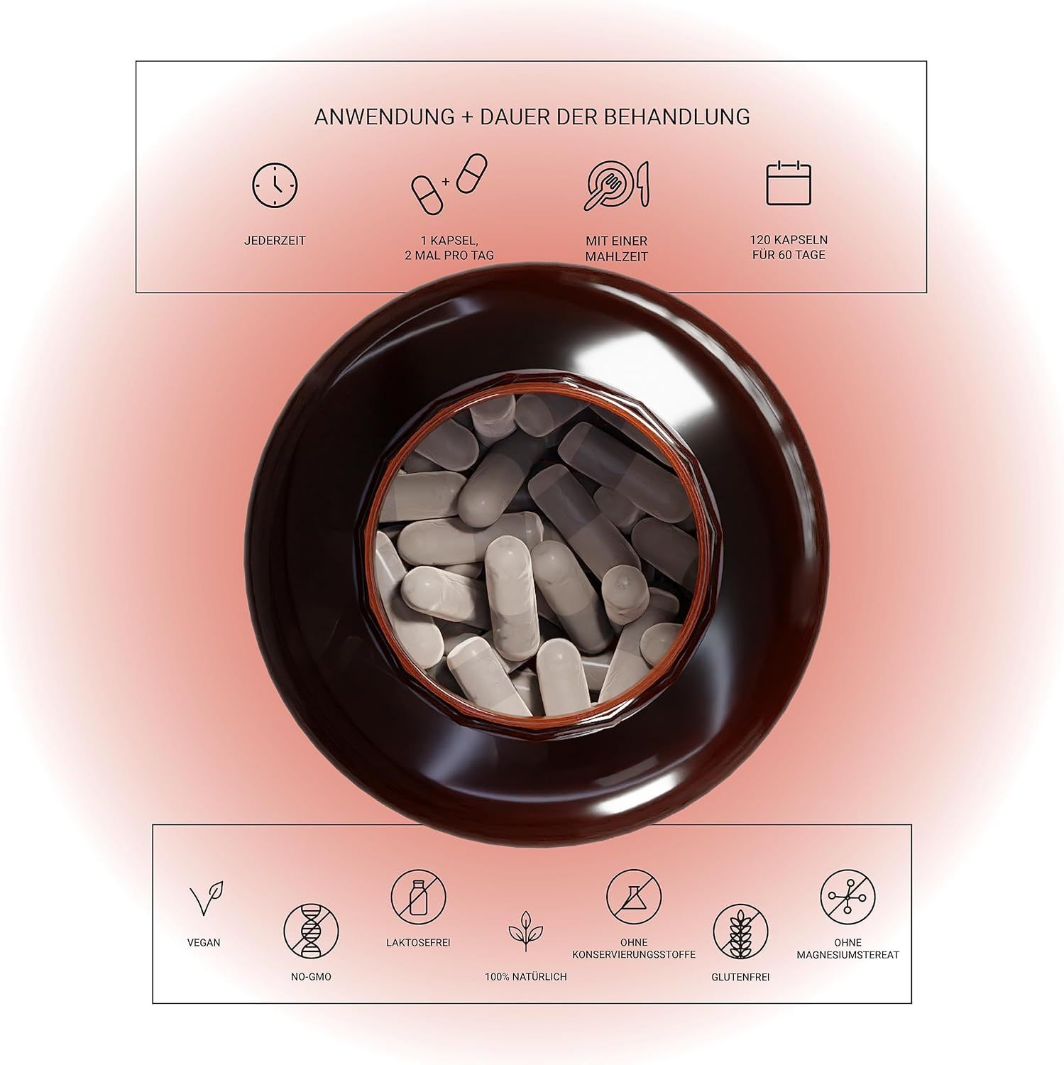 Nullure Bio Ashwagandha Extrakt (KSM-66®) - Premium Markenrohstoff