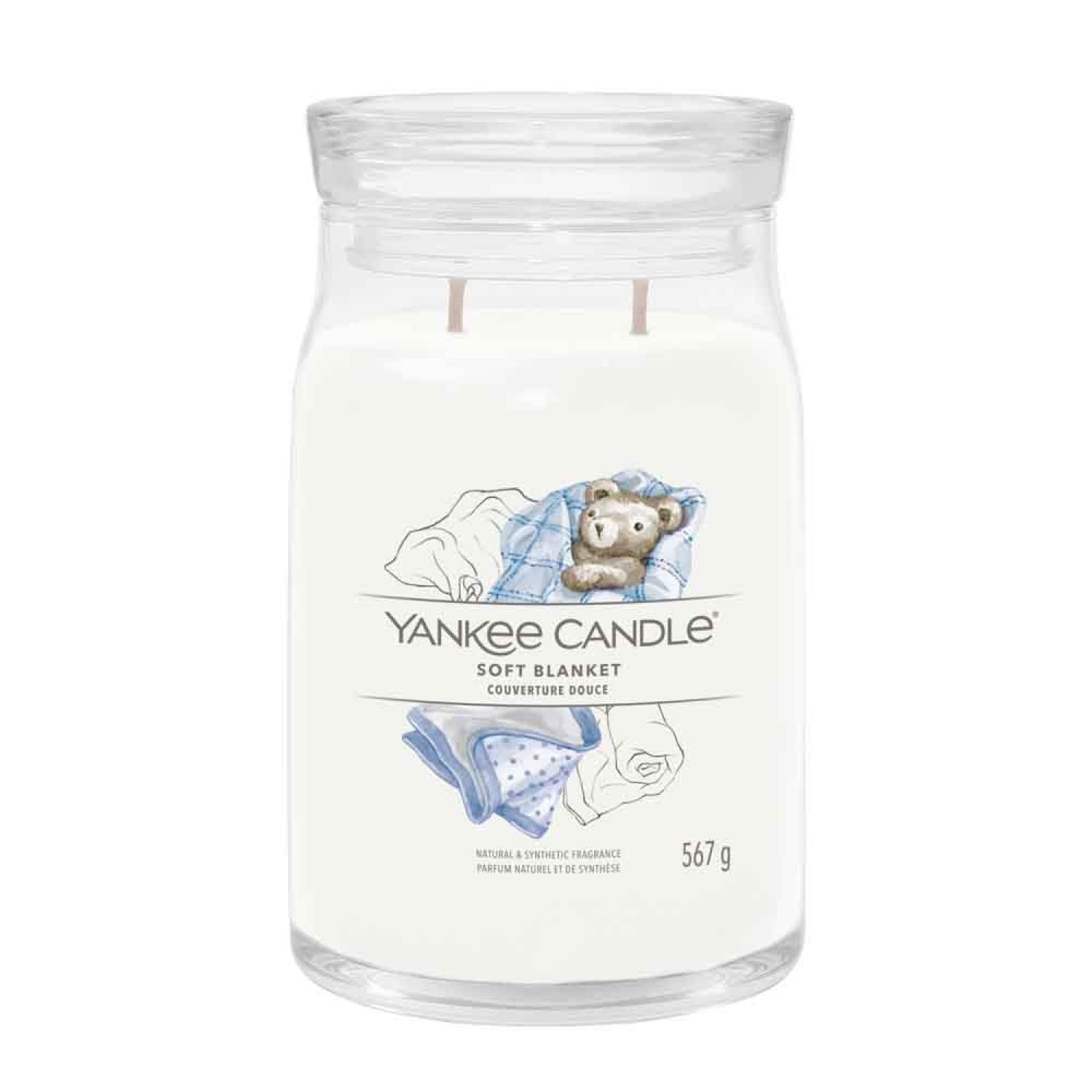 Coperta morbida Yankee Candle Signature - Giara grande