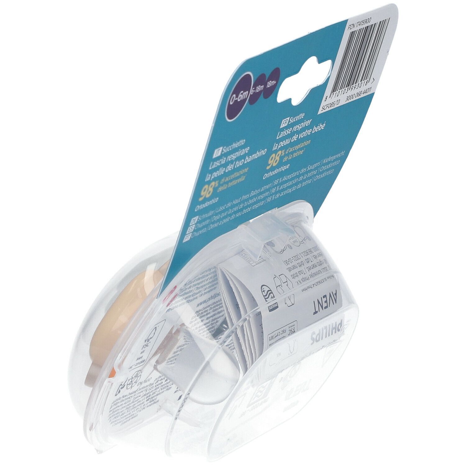 PHILIPS Avent Ultra Air Schnuller 0-6 Monate, Vogel/ Kirsche