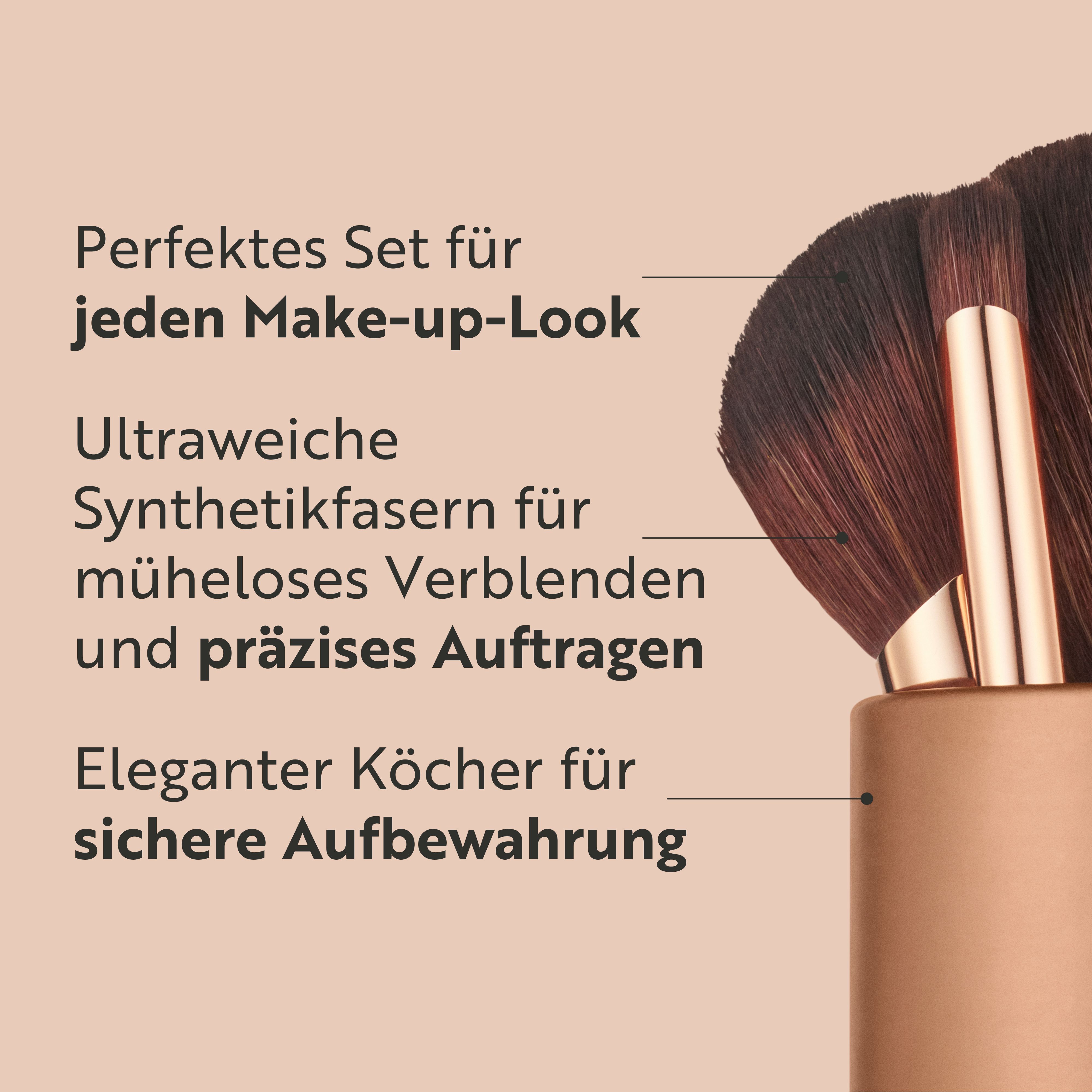 M ASAM, Make-up-Pinsel Set im Köcher