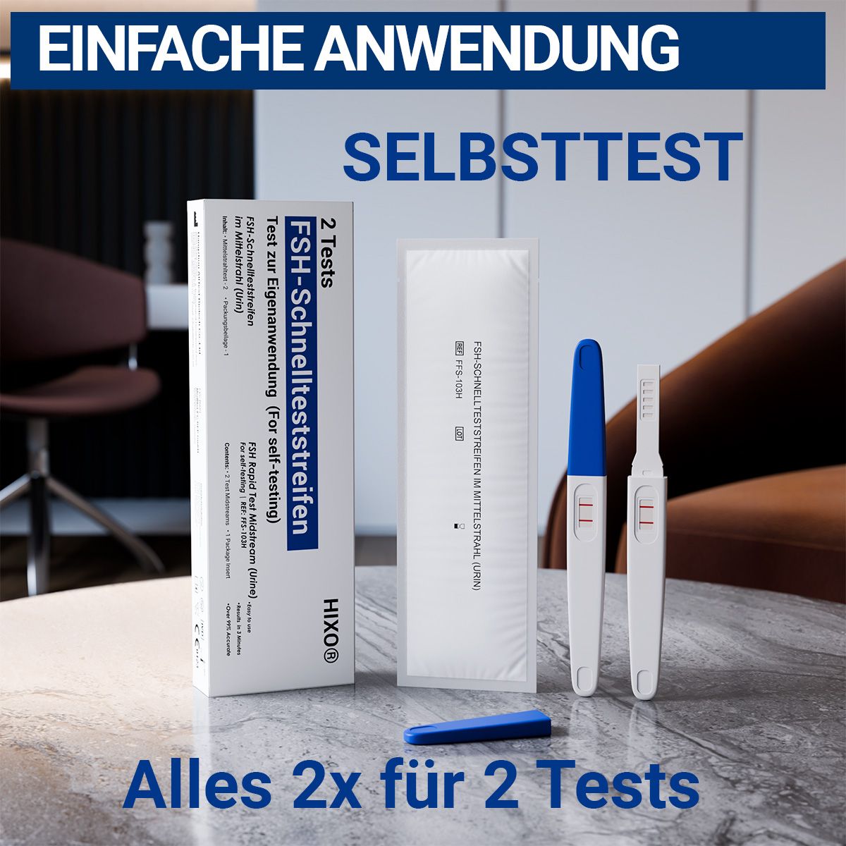HIXO FSH-Test Menopause & Wechseljahre