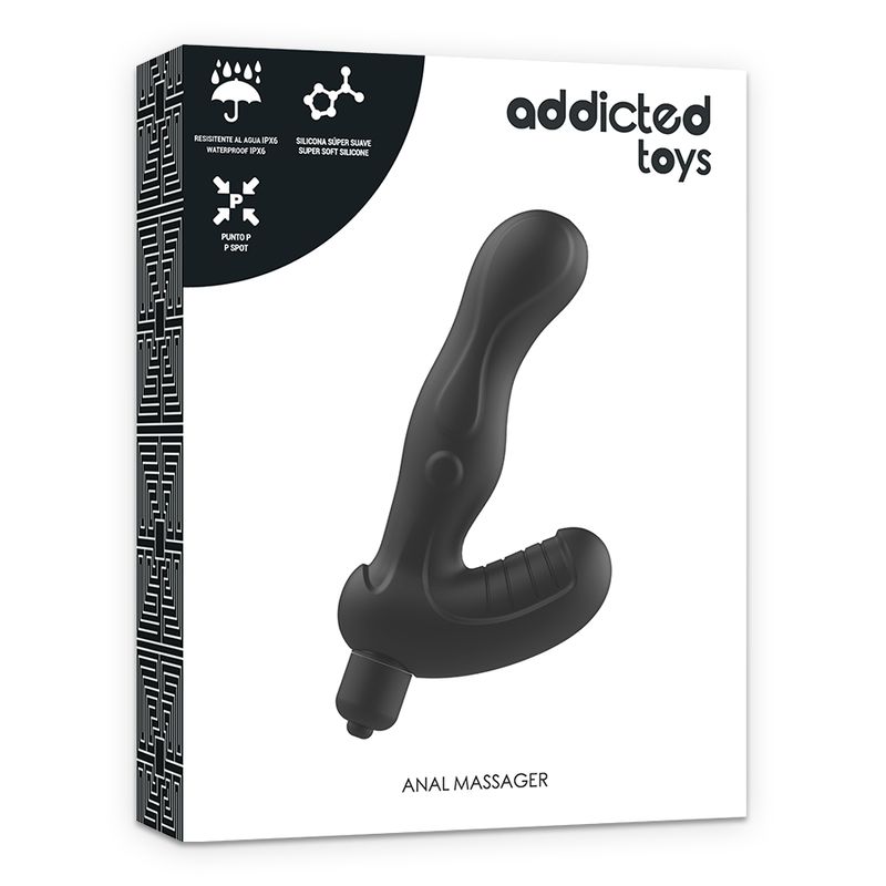 Addicted Toys Silicone Stimulating Beaded P-Spot Vibe