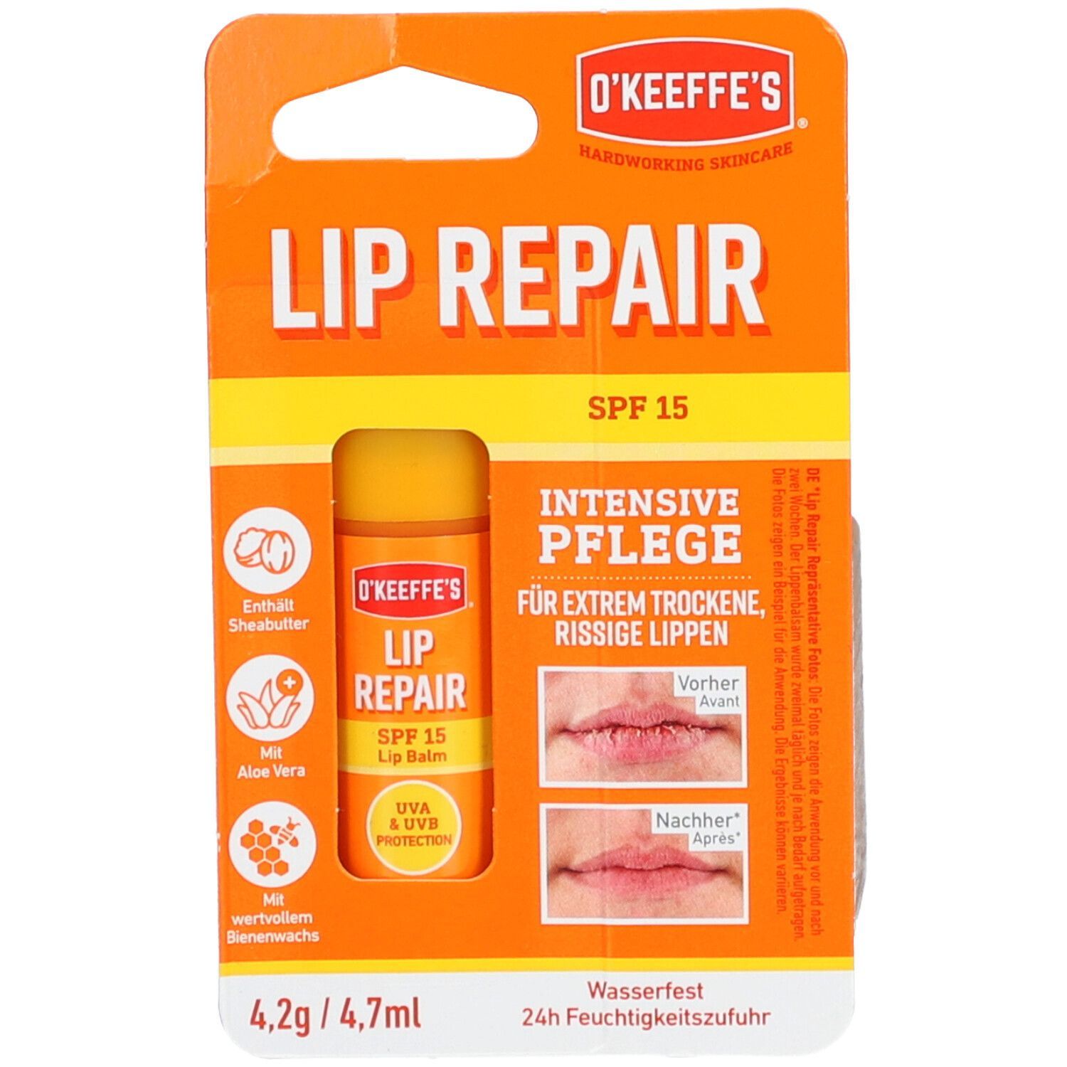 Okeeffe's Lip Repair Lippenbalsam LSF 15