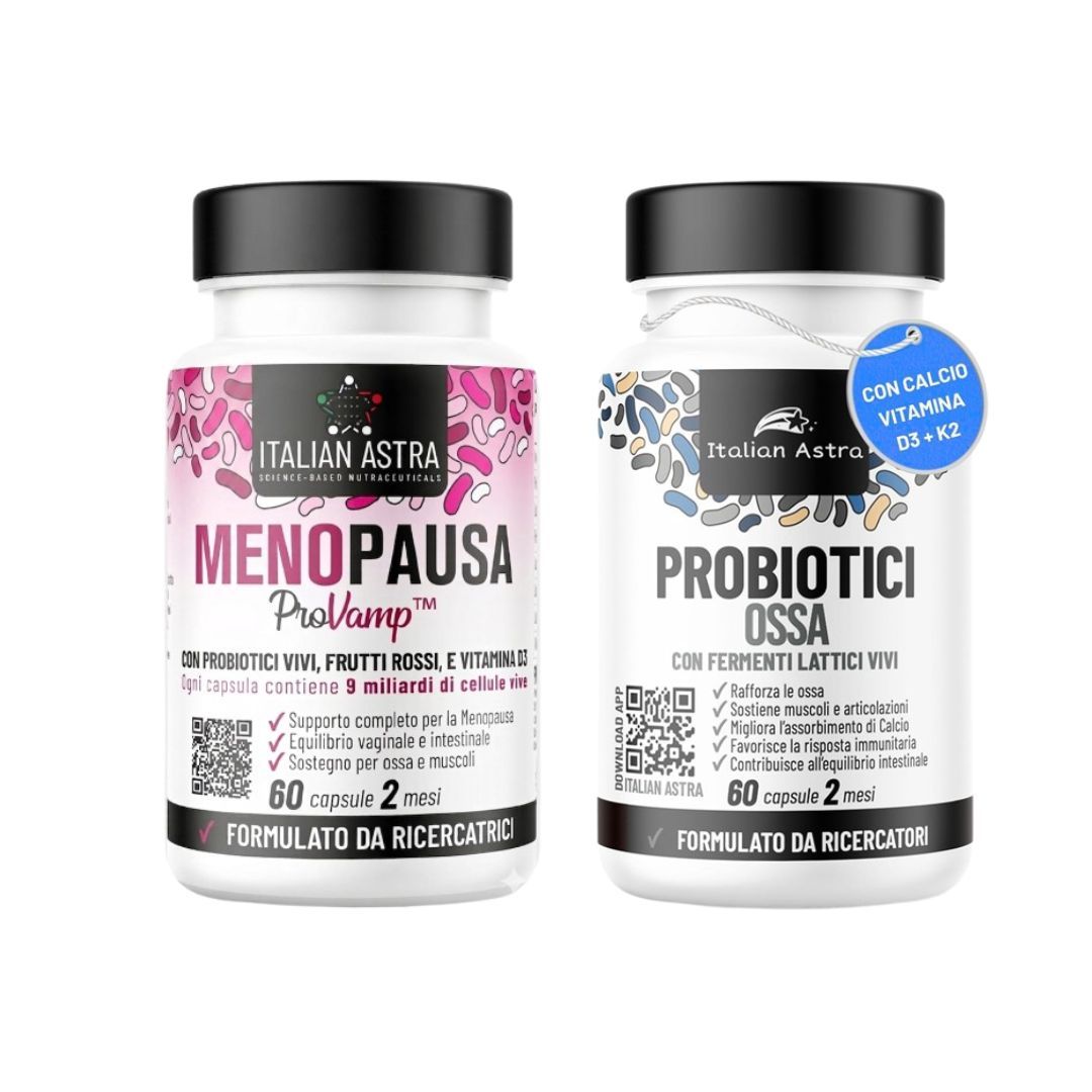 Kit Integratori Menopausa Completo con Integratore Ossa