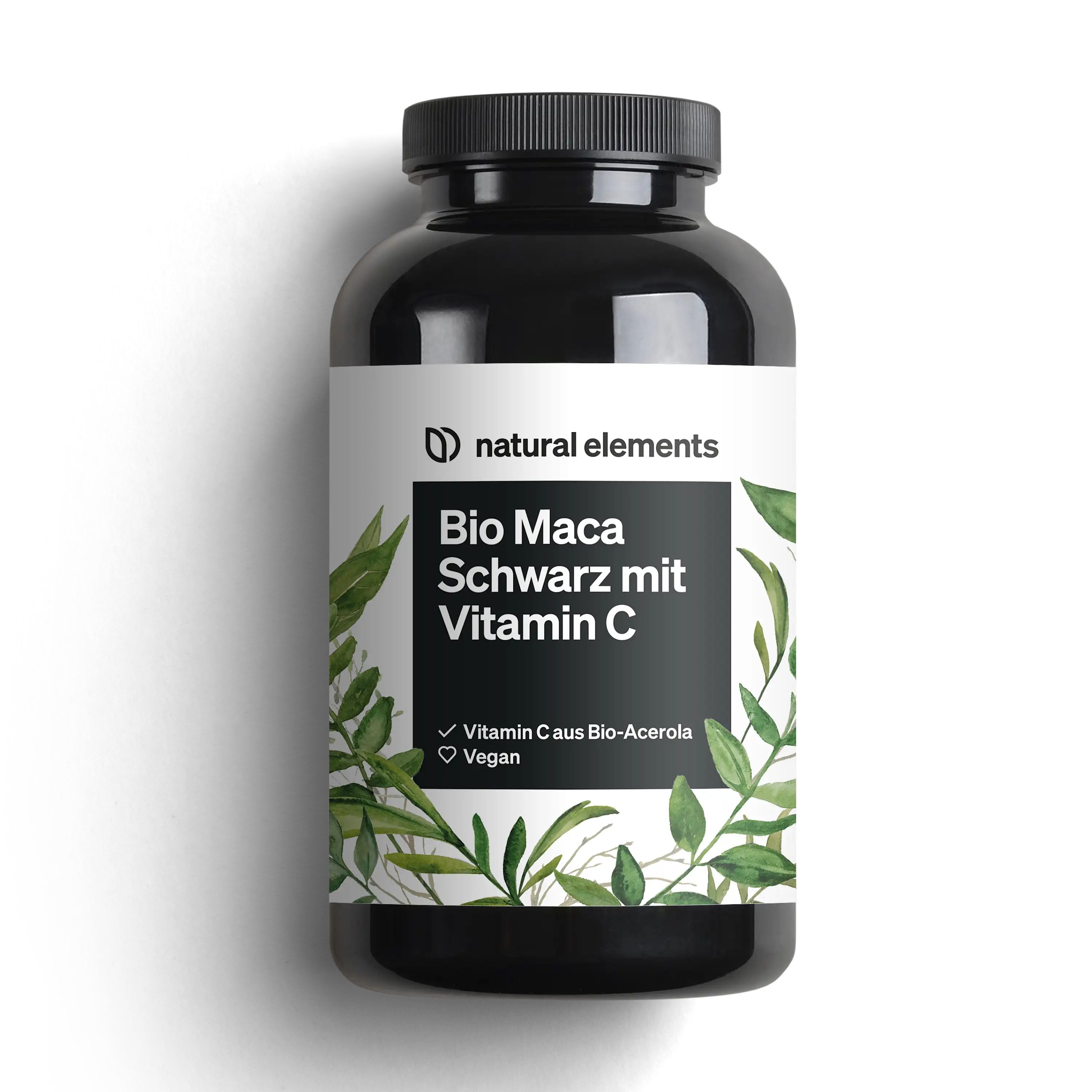 natural elements Bio Maca Schwarz