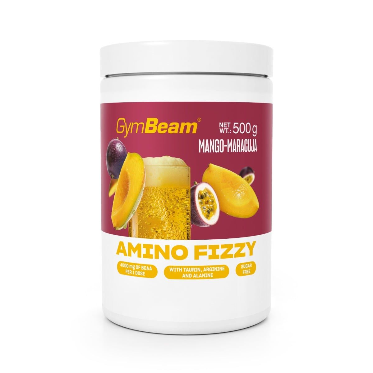 GymBeam Amino Fizzy Aminosäuren-Komplex Brausepulver vegan 500 g Pulver