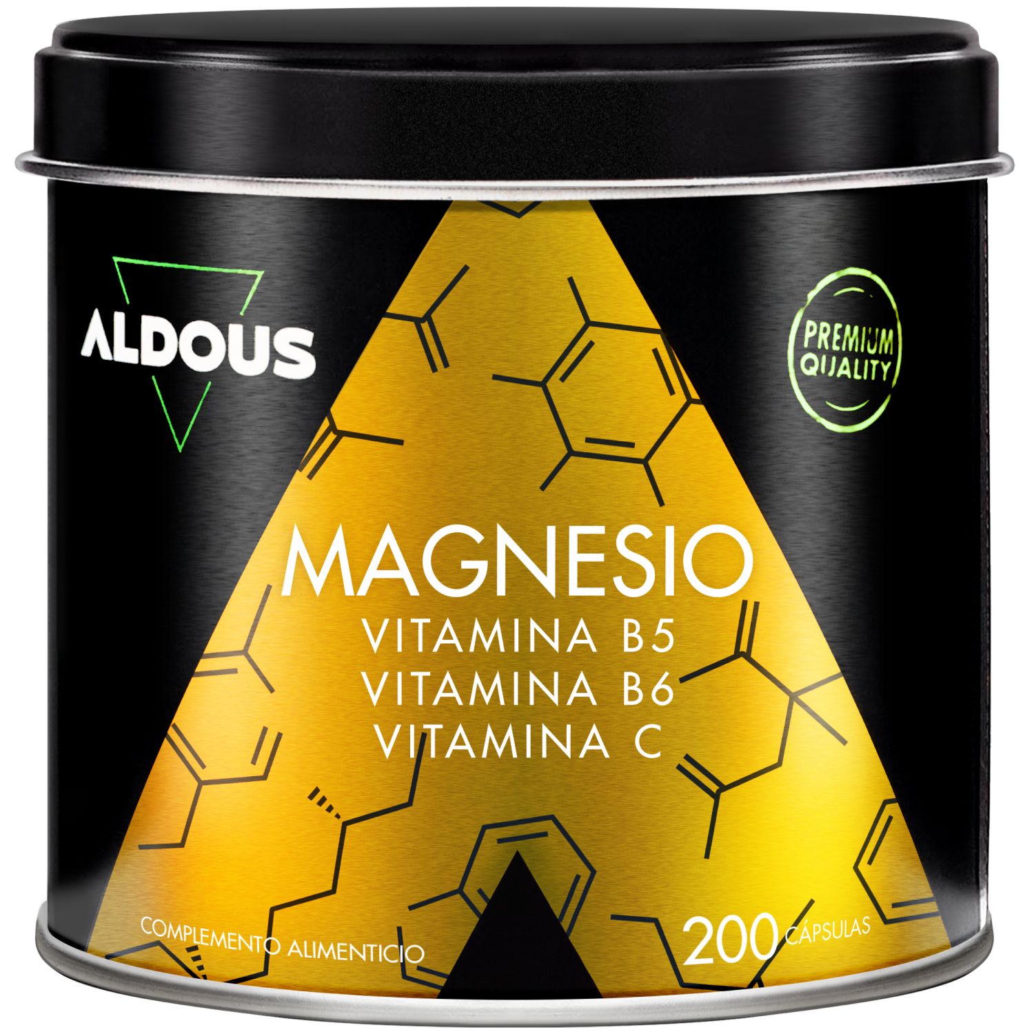 Aldous – Magnesium mit Vitaminen Müdigkeit, Gelenke, Muskeln 200 St Kapseln