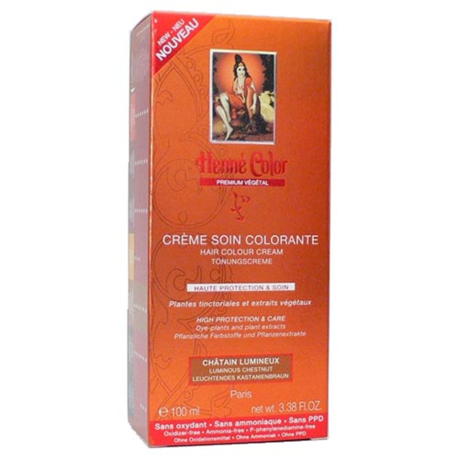 Henné Color Premium Vegetal Luminous Chestnut Tönungscreme