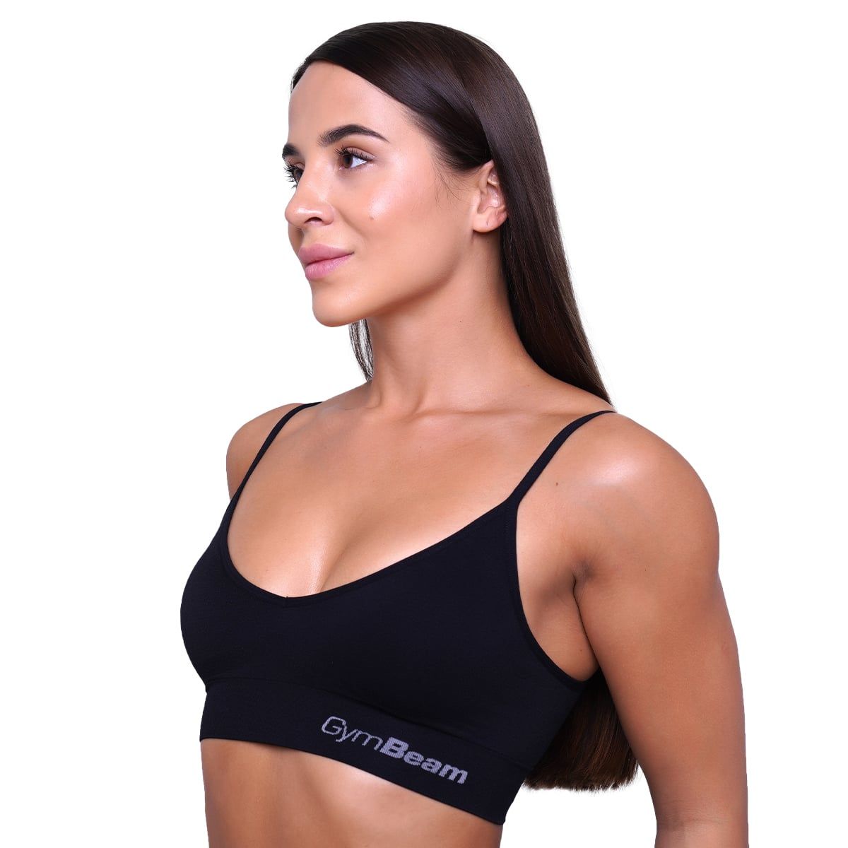 GymBeam Sport-BH Damen Triangle mit verstellbaren Trägern in Schwarz