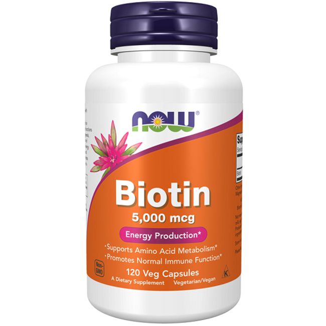Now Foods Biotin 5000 mcg 120 Pc