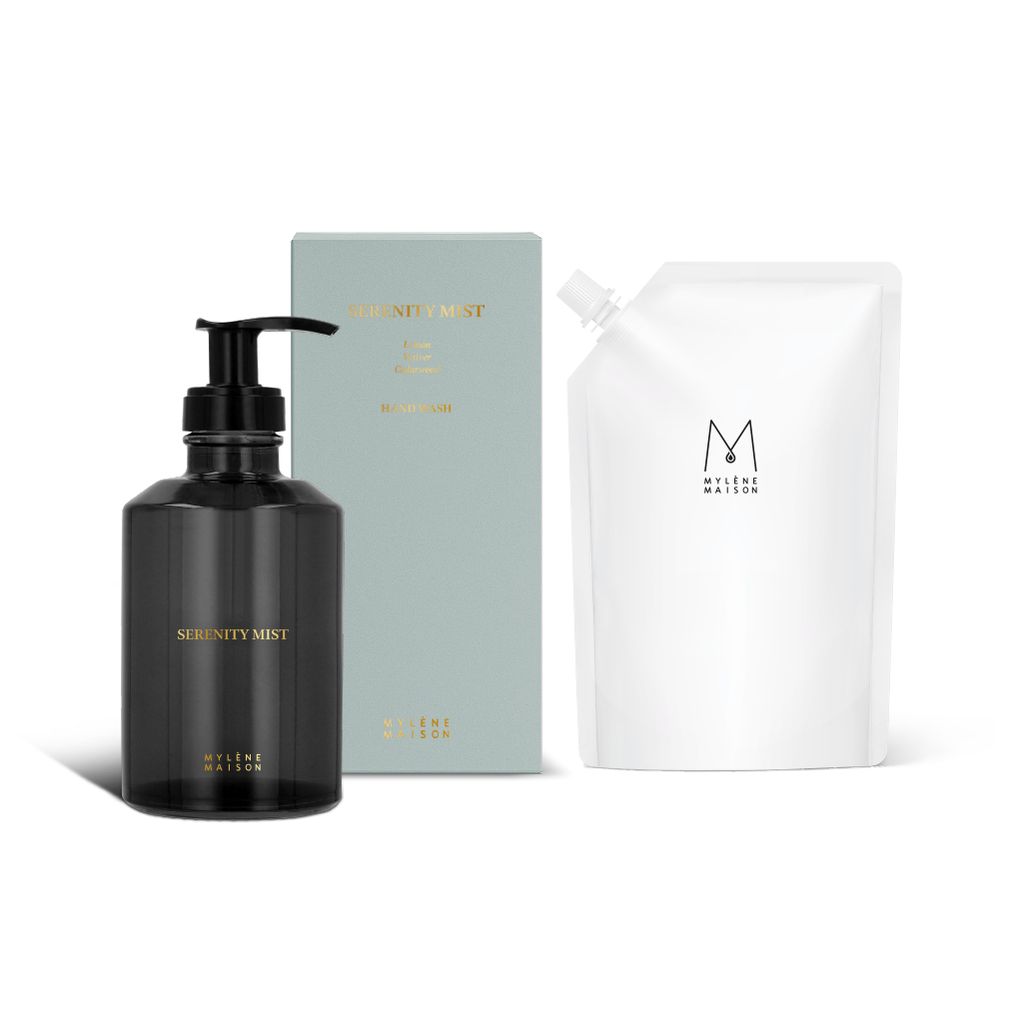 Mylène Serenity Mist Hand Wash Set | Handseife mit Nachfüllpack