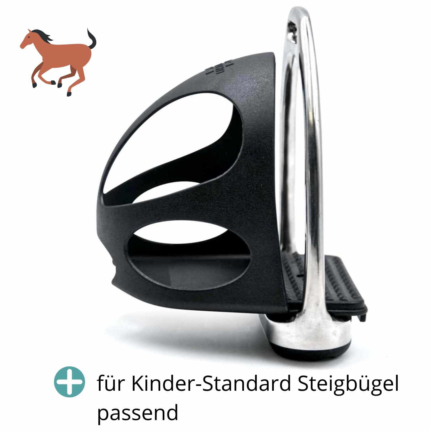 AMKA Steigbügeleinlage mit Durchrutschschutz