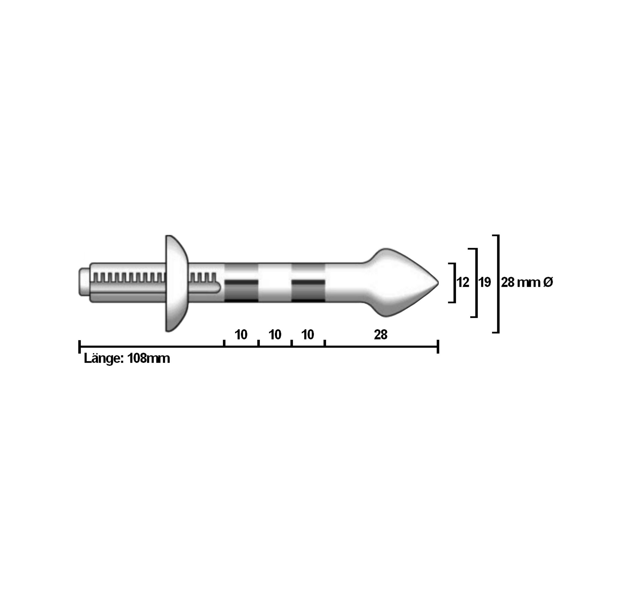 axion Analsonde Stim-Pro S-13A für das Beckenbodentraining 1 St Beckenbodentrainer