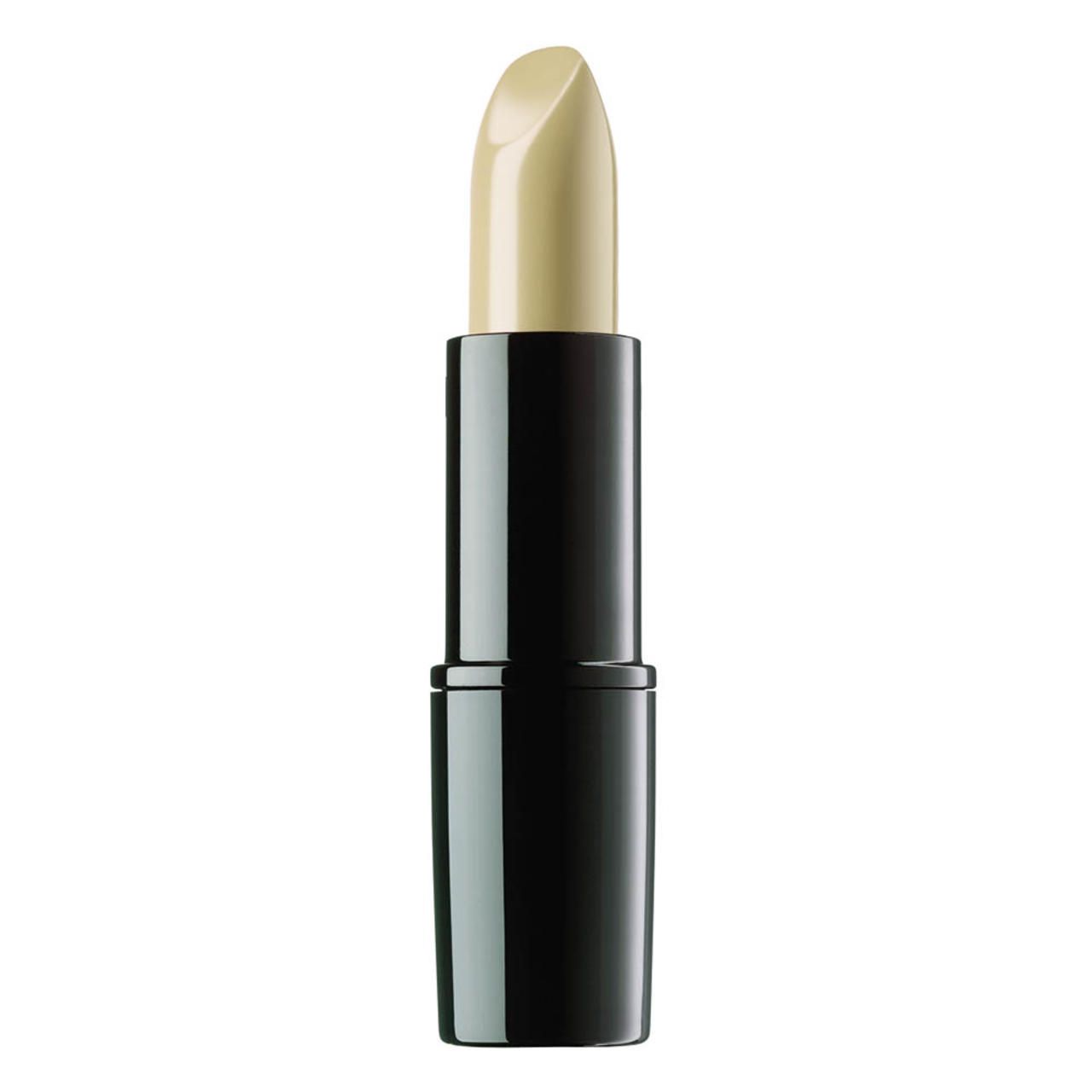 Artdeco Perfect Stick. Beige Creme-Stick in schwarzer Hülse. Produktansicht.