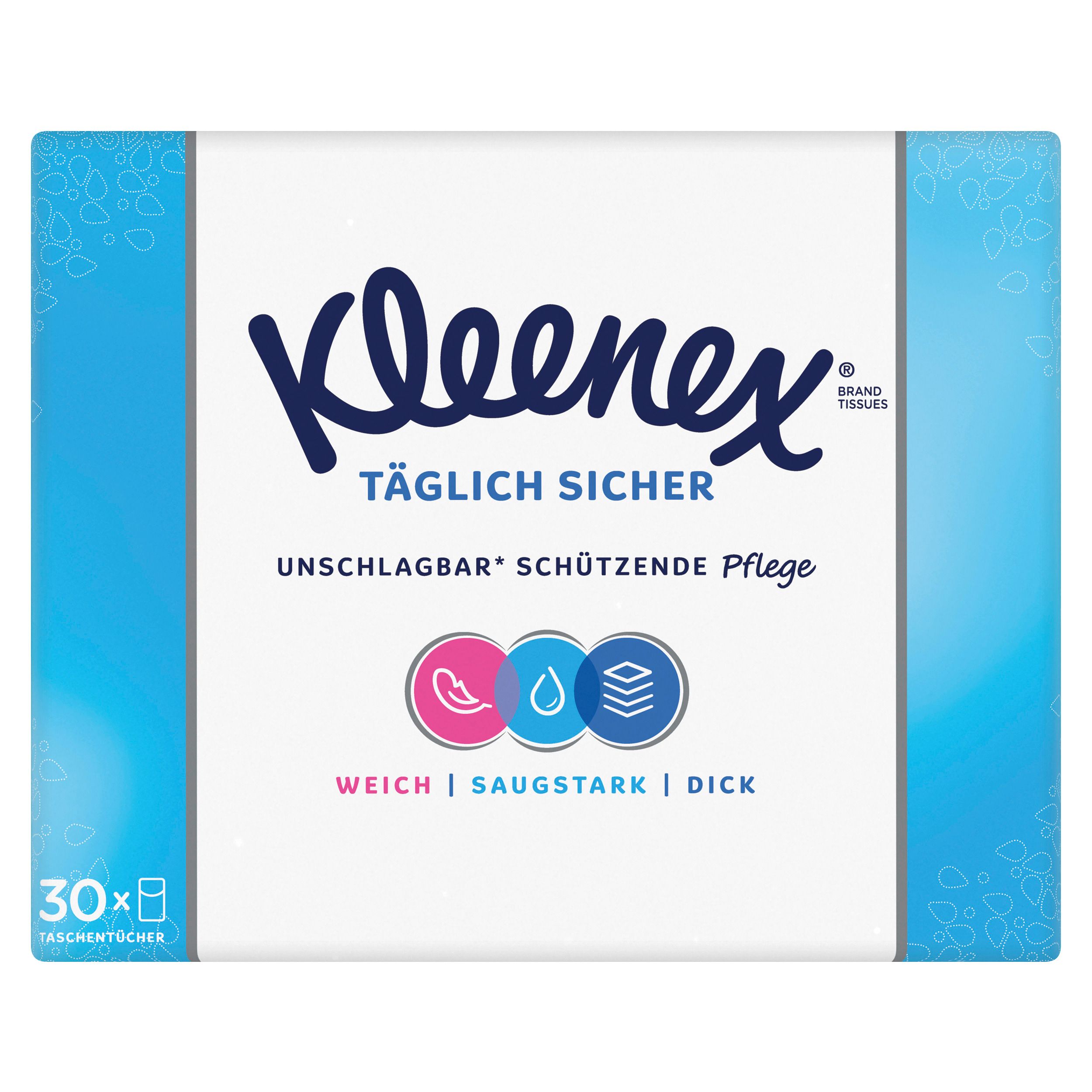 Kleenex Täglich Sicher Taschentücher 4-lagig 300x9 St Tücher