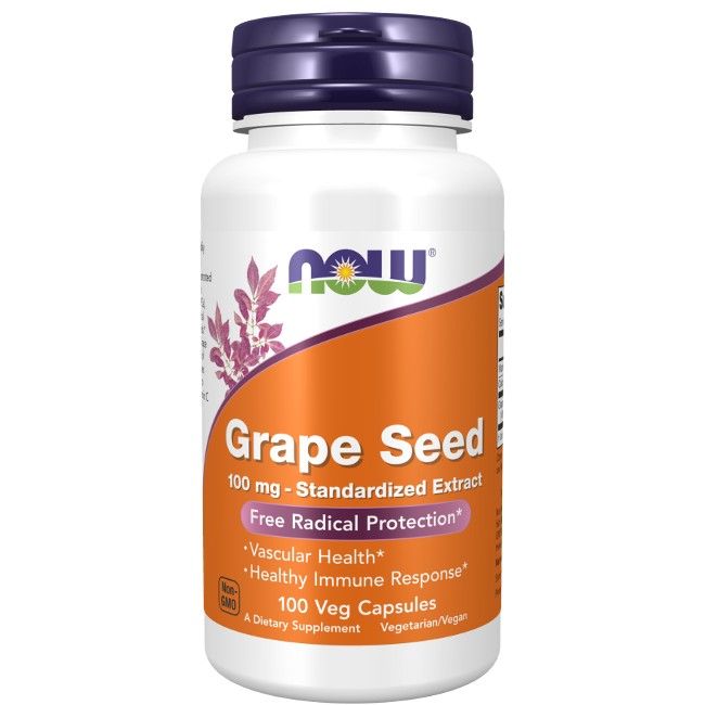 Now Foods Traubenkerne 100 mg Pc
