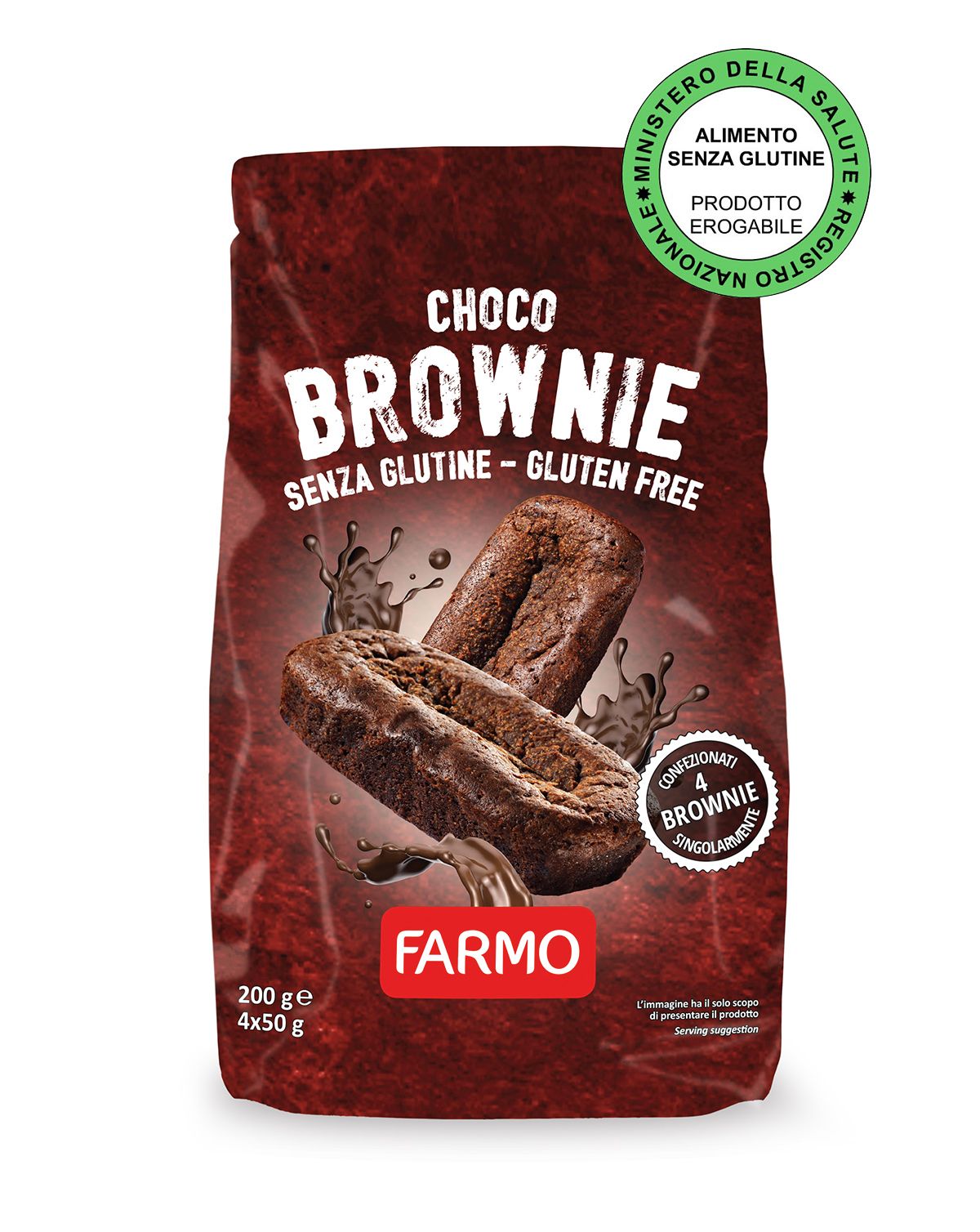 Choco Brownie Senza Glutine - Farmo