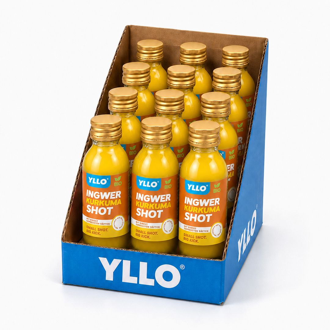 Yllo Bio Ingwer-Kurkuma Shot 12 St