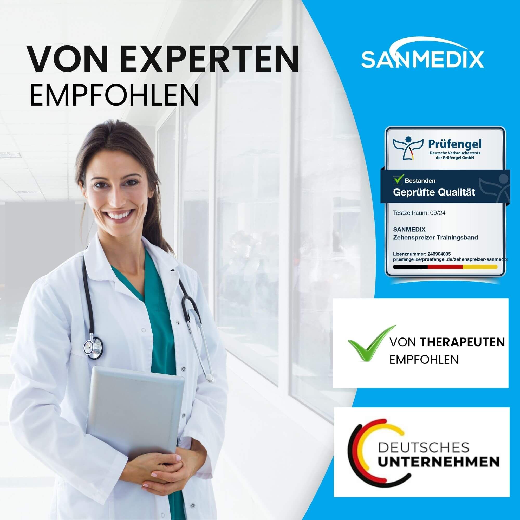 Sanmedix® Hallux Valgus Korrektur Trainingsbänder