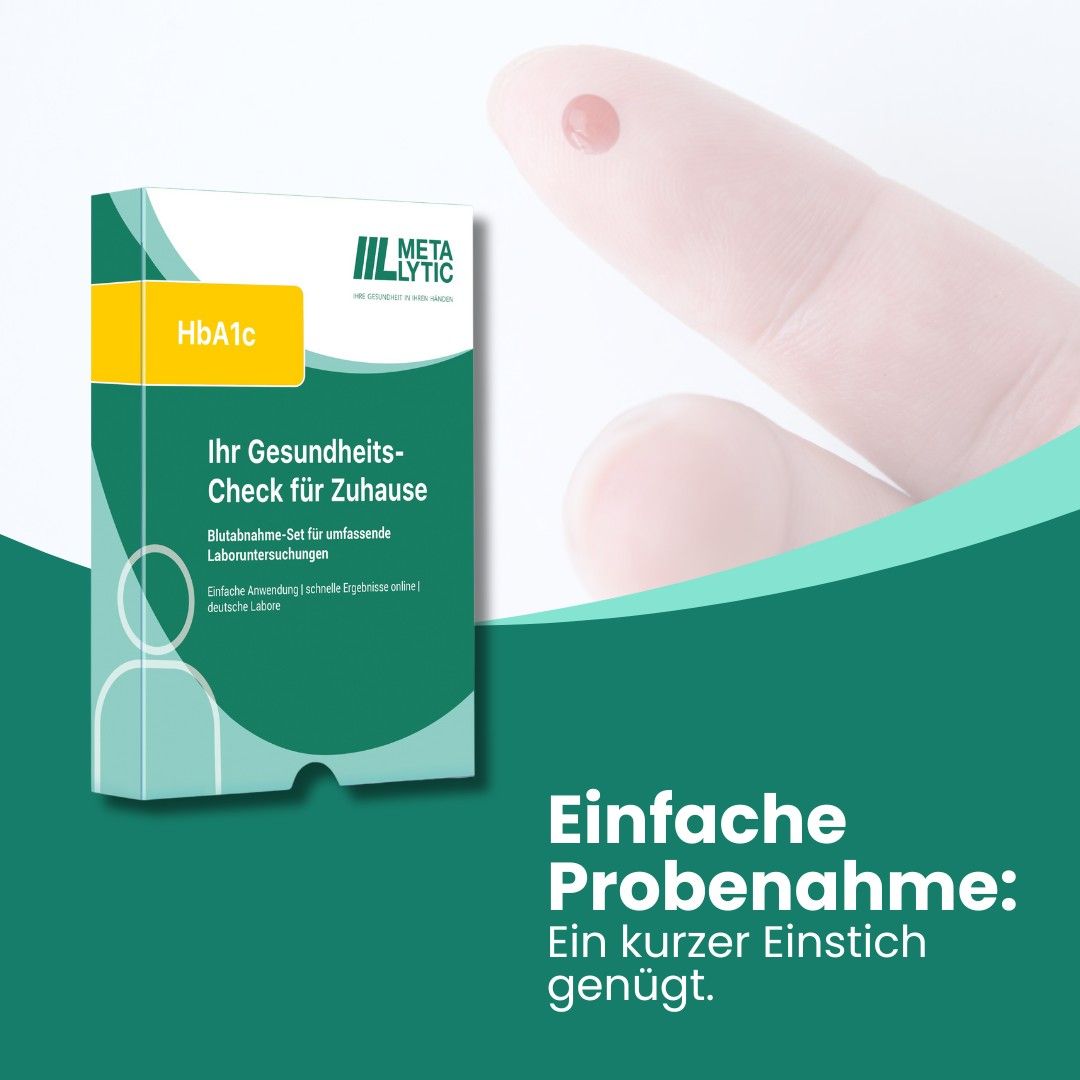 MetaLytic - HbA1c Test (Langzeitblutzuckerwert)