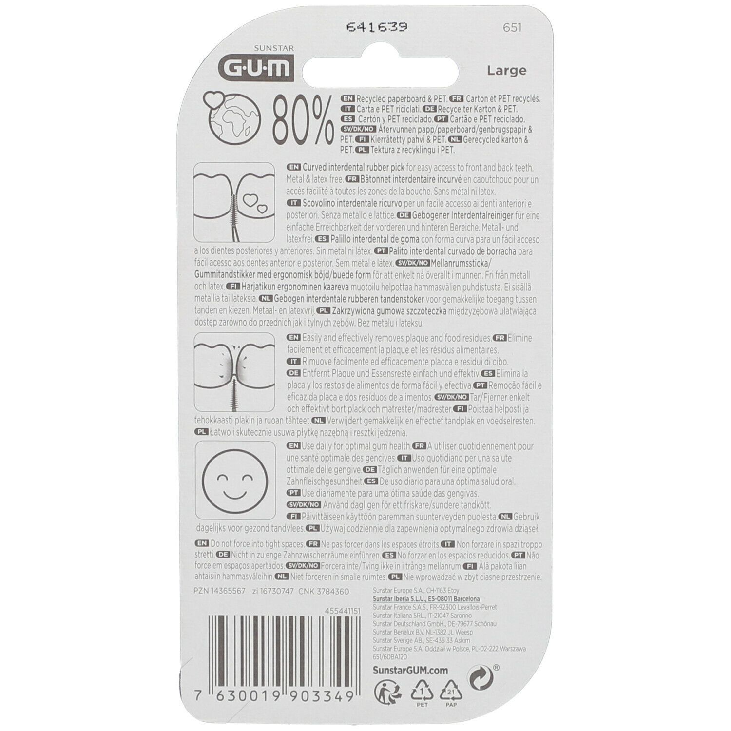 GUM® SOFT-PICKS® ADVANCED Large Interdentalbürsten