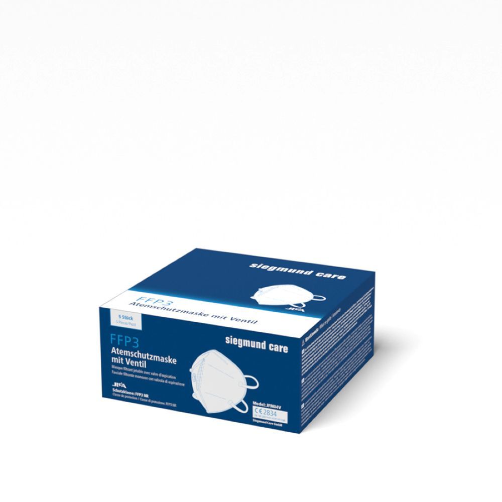 siegmund care JIFA FFP3 Atemschutzmaske mit Ventil