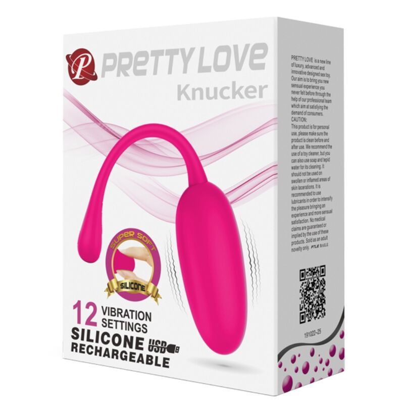 Pretty Love - Knucker Wiederaufladbares Vibrations-Ei 1 St